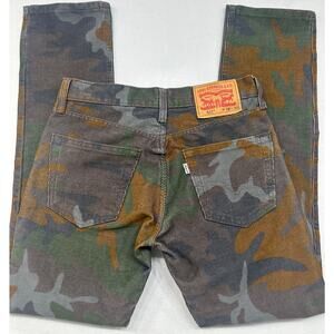 Levi’s 511 Slim Fit Camouflage Corduroy Jeans Men’s Size 28x30